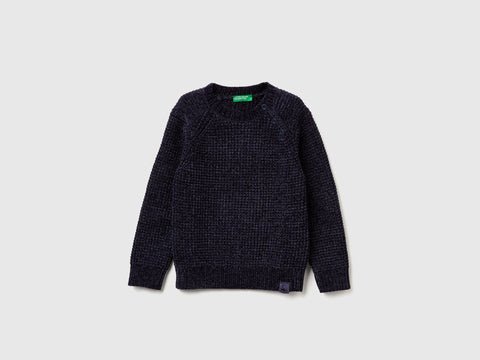 Camisola de gola redonda em chenille - ucb_image_FS