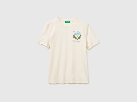 T-shirt with flower print - ucb_image_FS