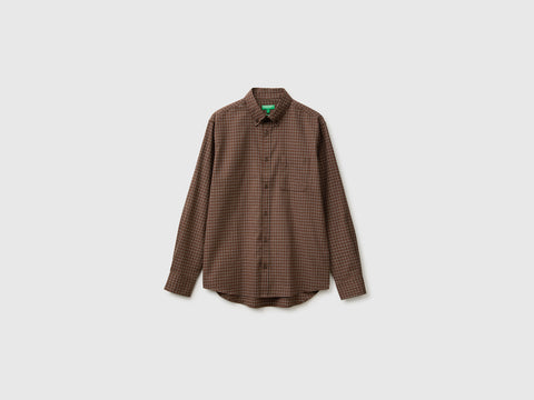 Camisa button down em flanela 100% algodão orgânico - ucb_image_FS