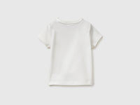 T-shirt com estampa logótipo em algodão orgânico - ucb_image_BS