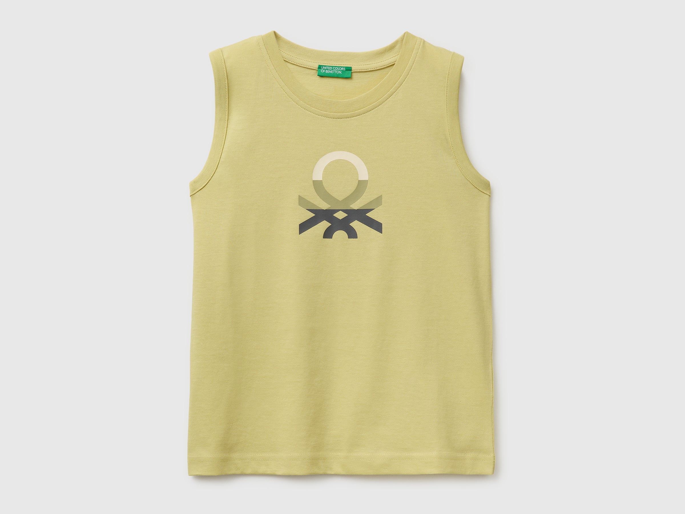 Organic cotton tank top with logo print - ucb_image_FS