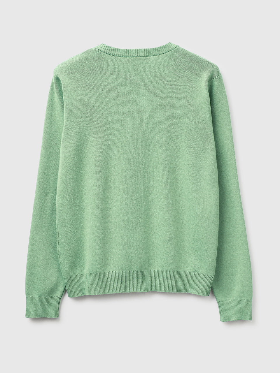 Sage green cardigan in cotton tricot - ucb_image_BS