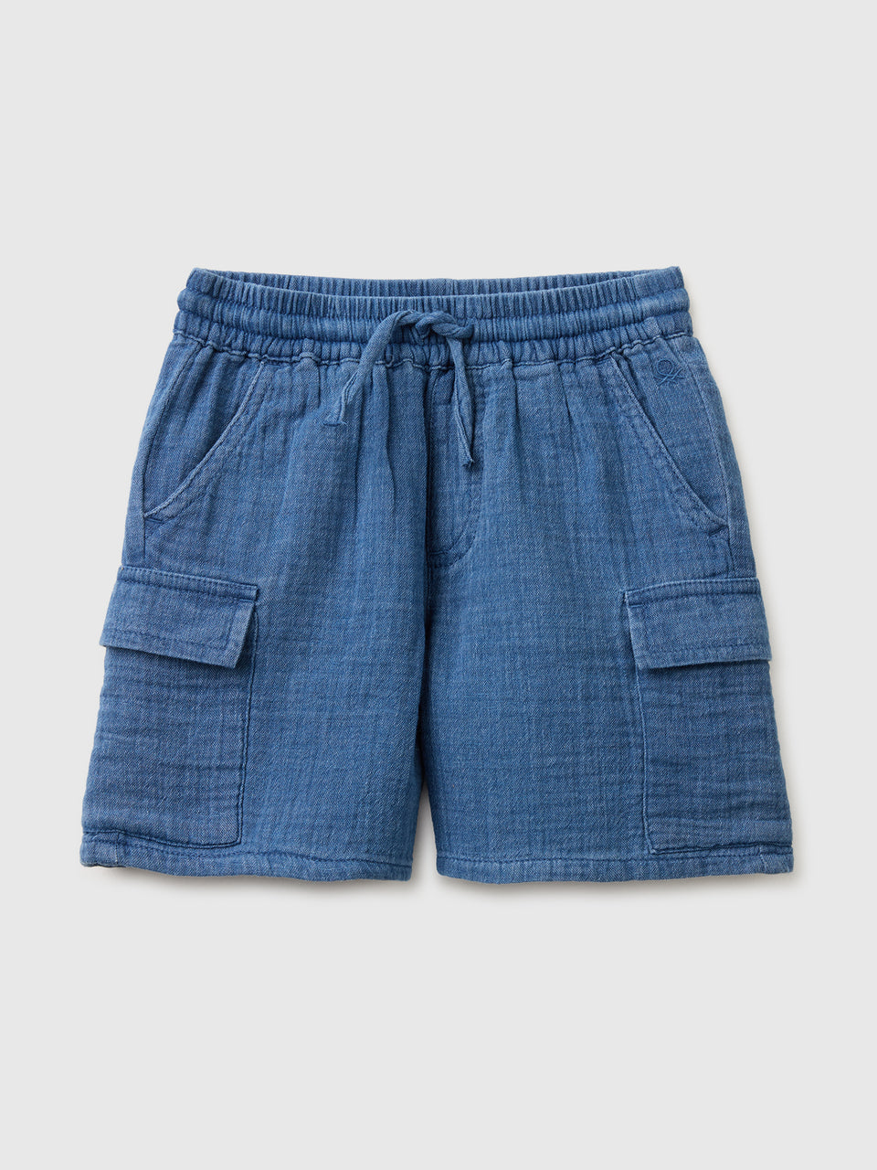 Light gauze cargo Bermuda shorts - ucb_image_FS