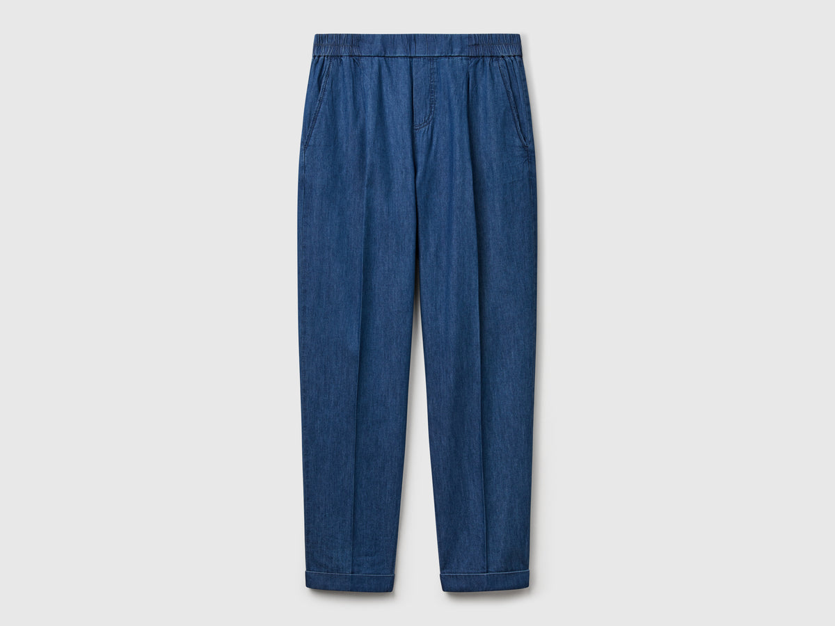 Chambray chinos with elastic - ucb_image_FS
