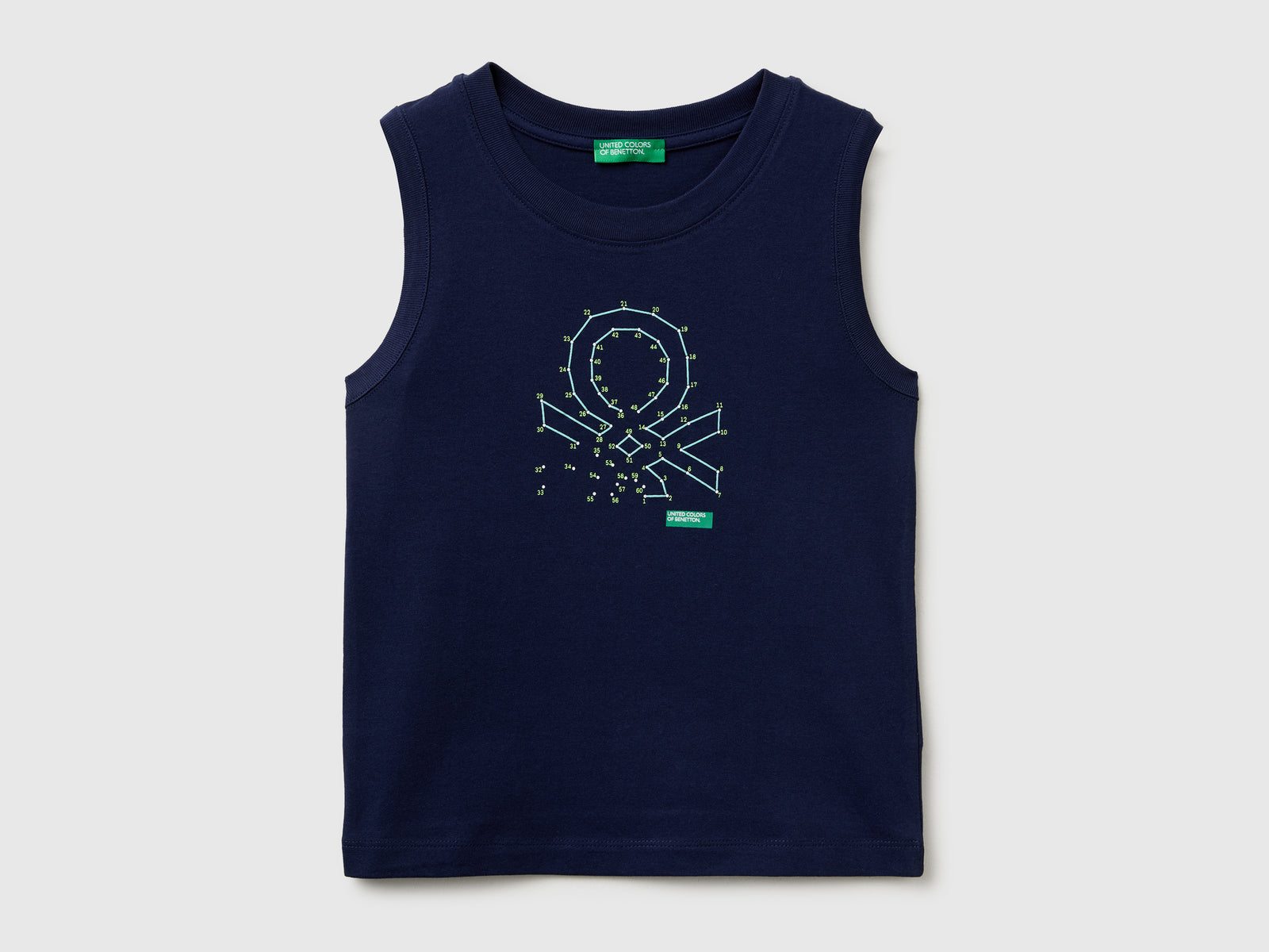 Organic cotton tank top with logo print - ucb_image_FS