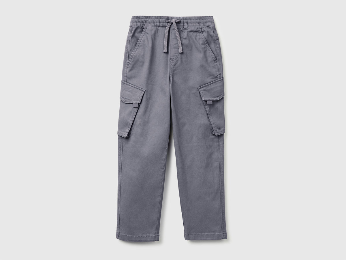 Stretch cotton cargo pants - ucb_image_FS