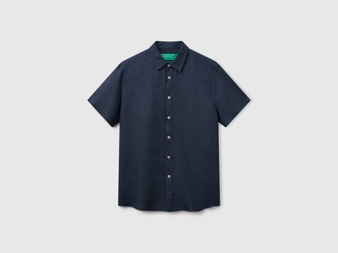 Short sleeve shirt in pure linen - ucb_image_FS
