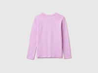 T-shirt with glittery logo in organic cotton - ucb_image_BS