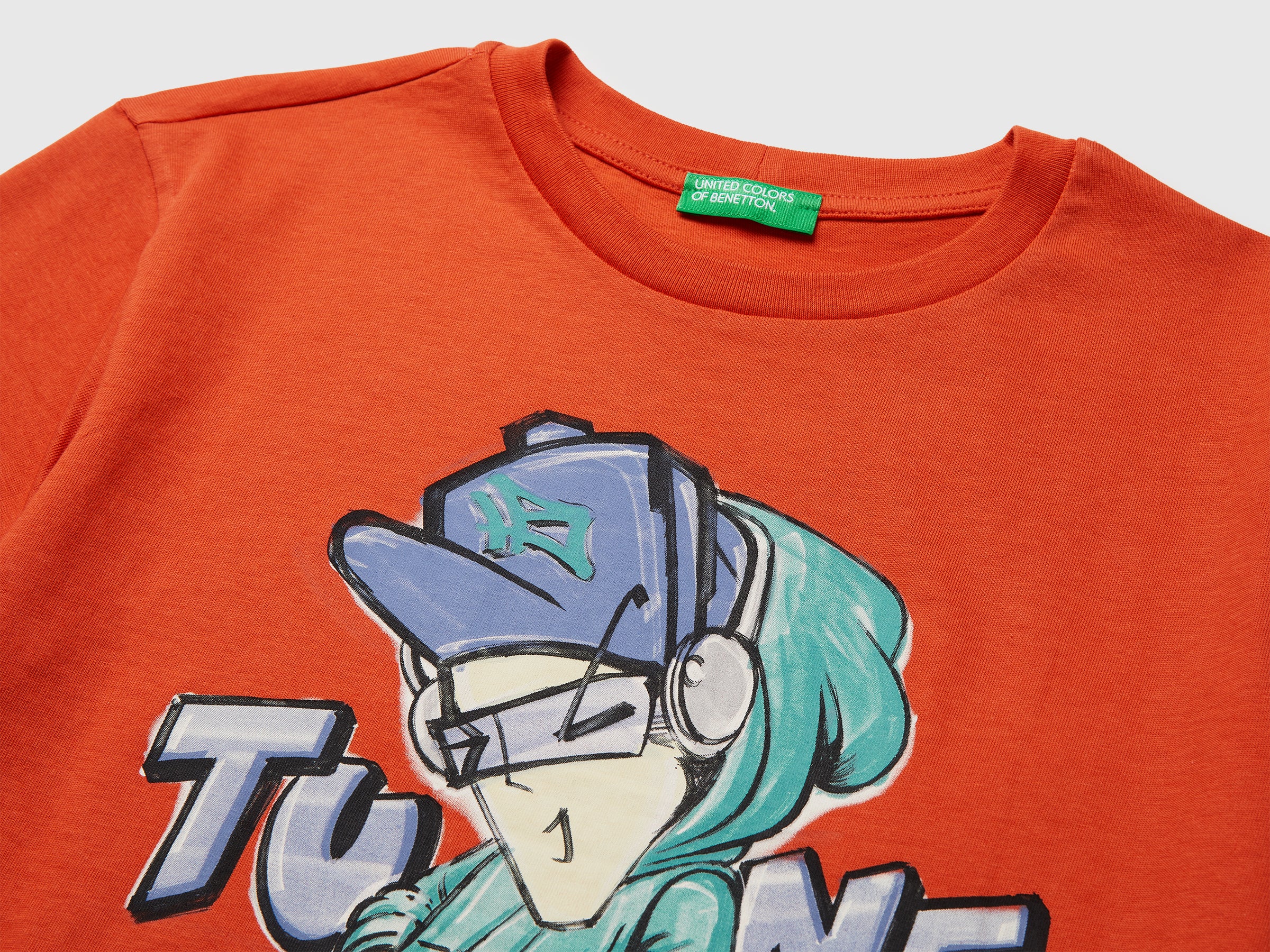 Organic cotton printed T-shirt - ucb_image_DS1