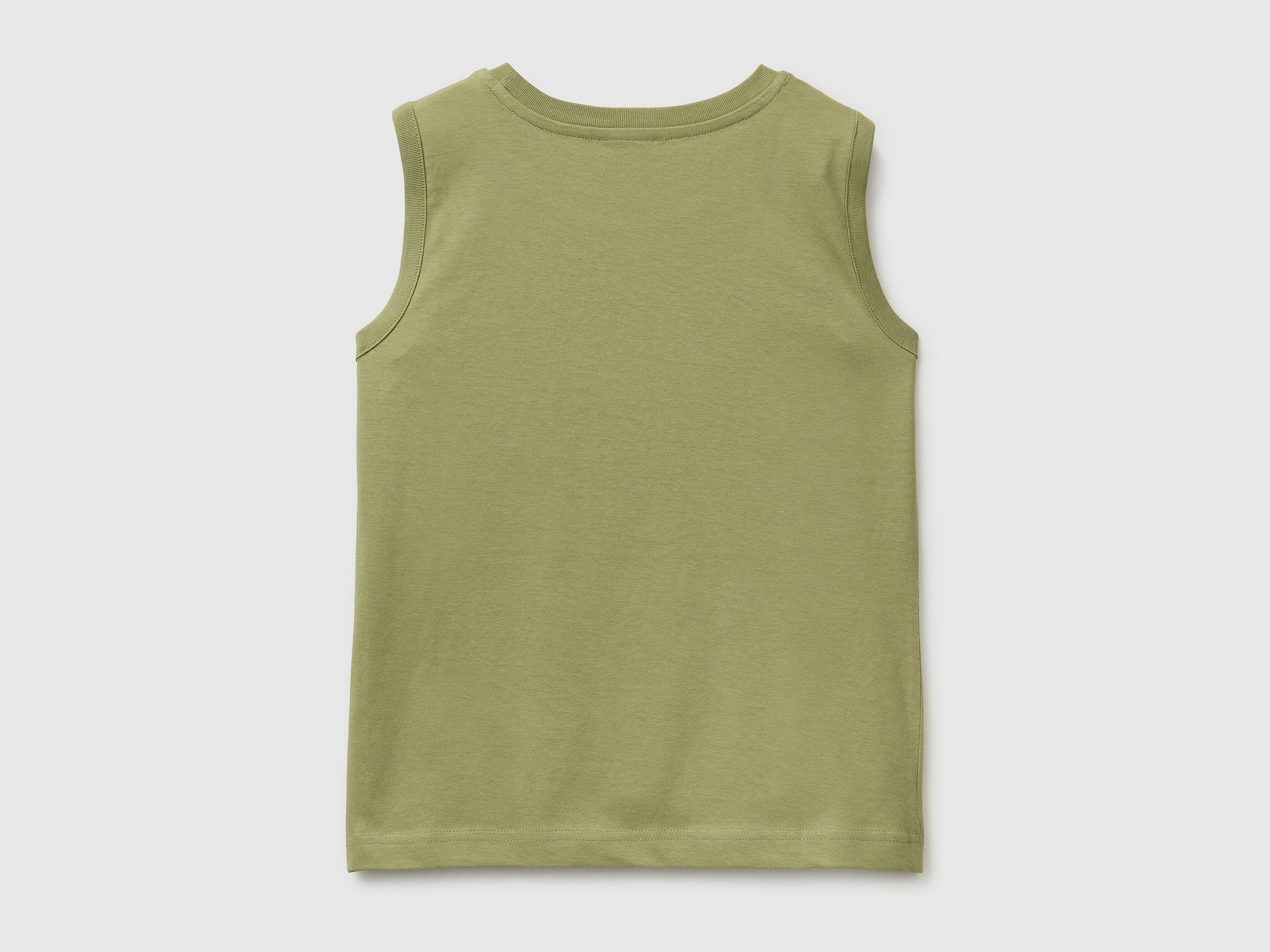 Organic cotton tank top with logo print - ucb_image_BS