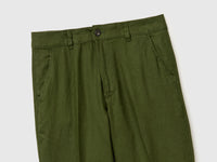 Chinos straight em puro linho - ucb_image_FY