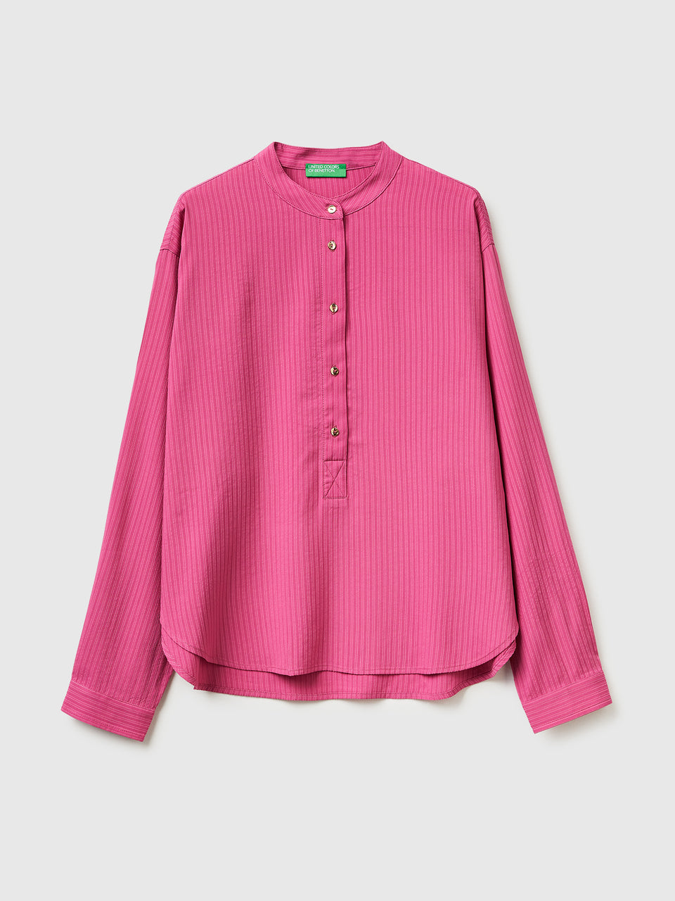 Blusa às riscas com gola coreana - ucb_image_FS