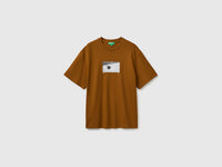 T-shirt relaxed fit com estampa em algodão orgânico - ucb_image_FS