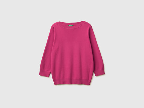 Plum sweater with boat neck - ucb_image_FS