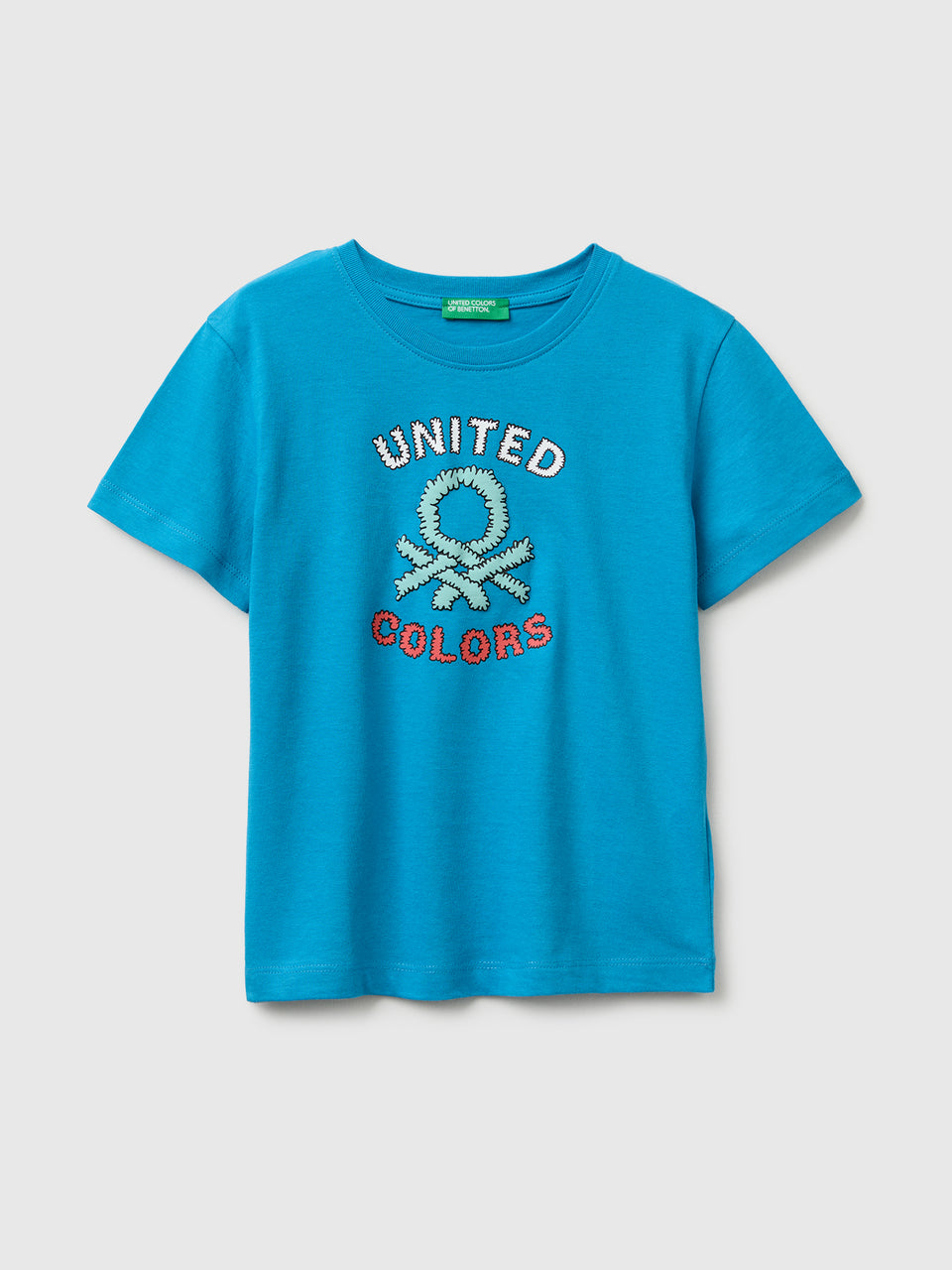 Organic cotton T-shirt with logo print - ucb_image_FS