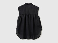 100% linen sleeveless blouse - ucb_image_BS