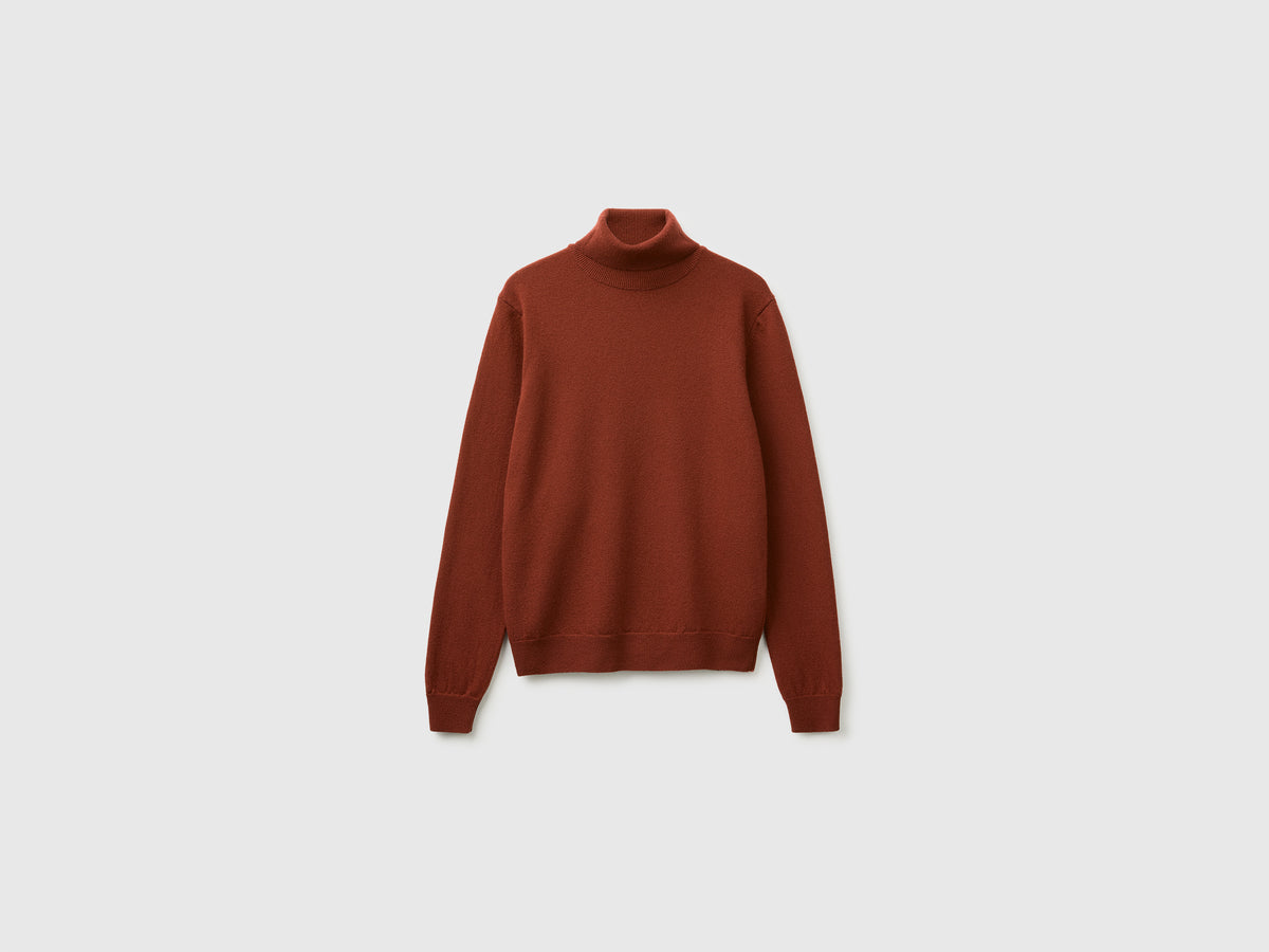 Camisola de gola alta 100% lã Merino - ucb_image_FS