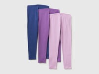 Three stretch cotton leggings - ucb_image_BS