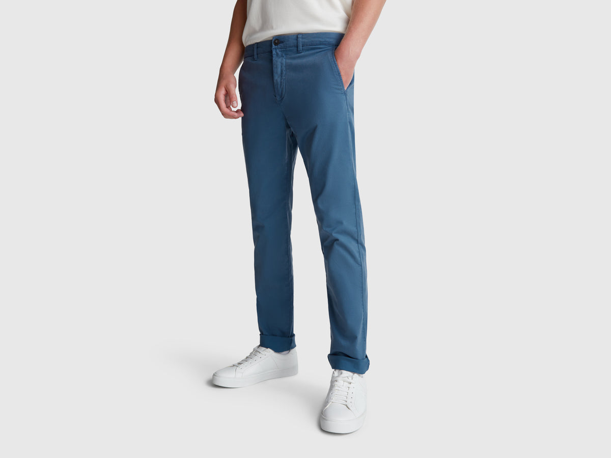 Chinos slim fit em algodão - ucb_image_F