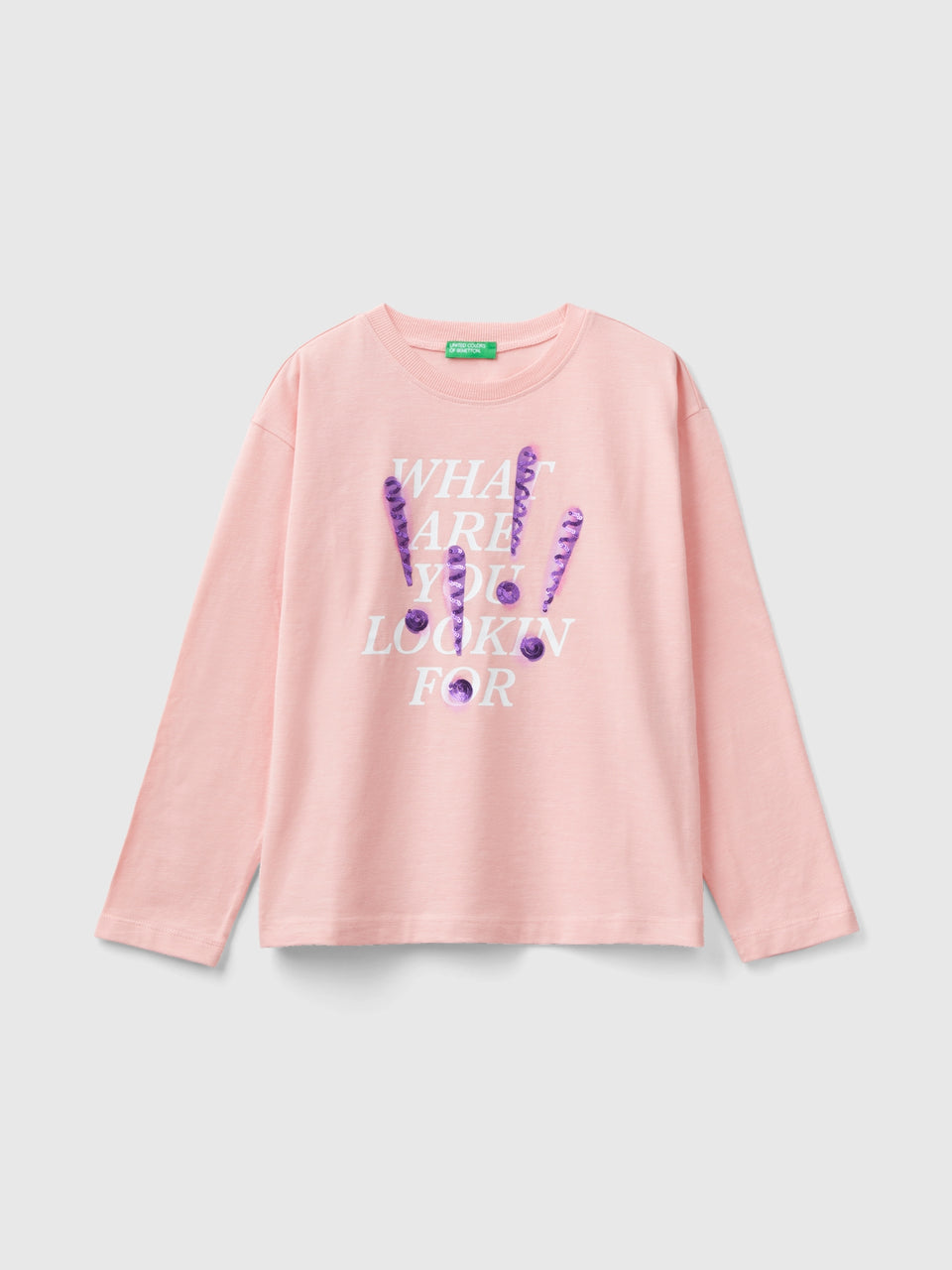 T-shirt com estampa e lantejoulas - ucb_image_FS