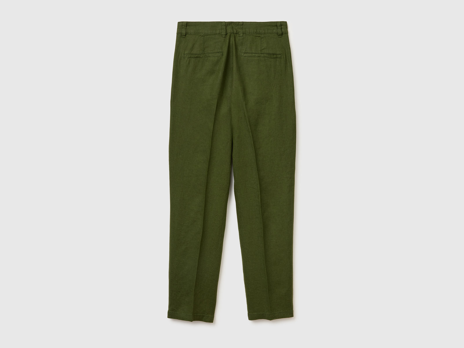 Straight chinos in pure linen - ucb_image_BS