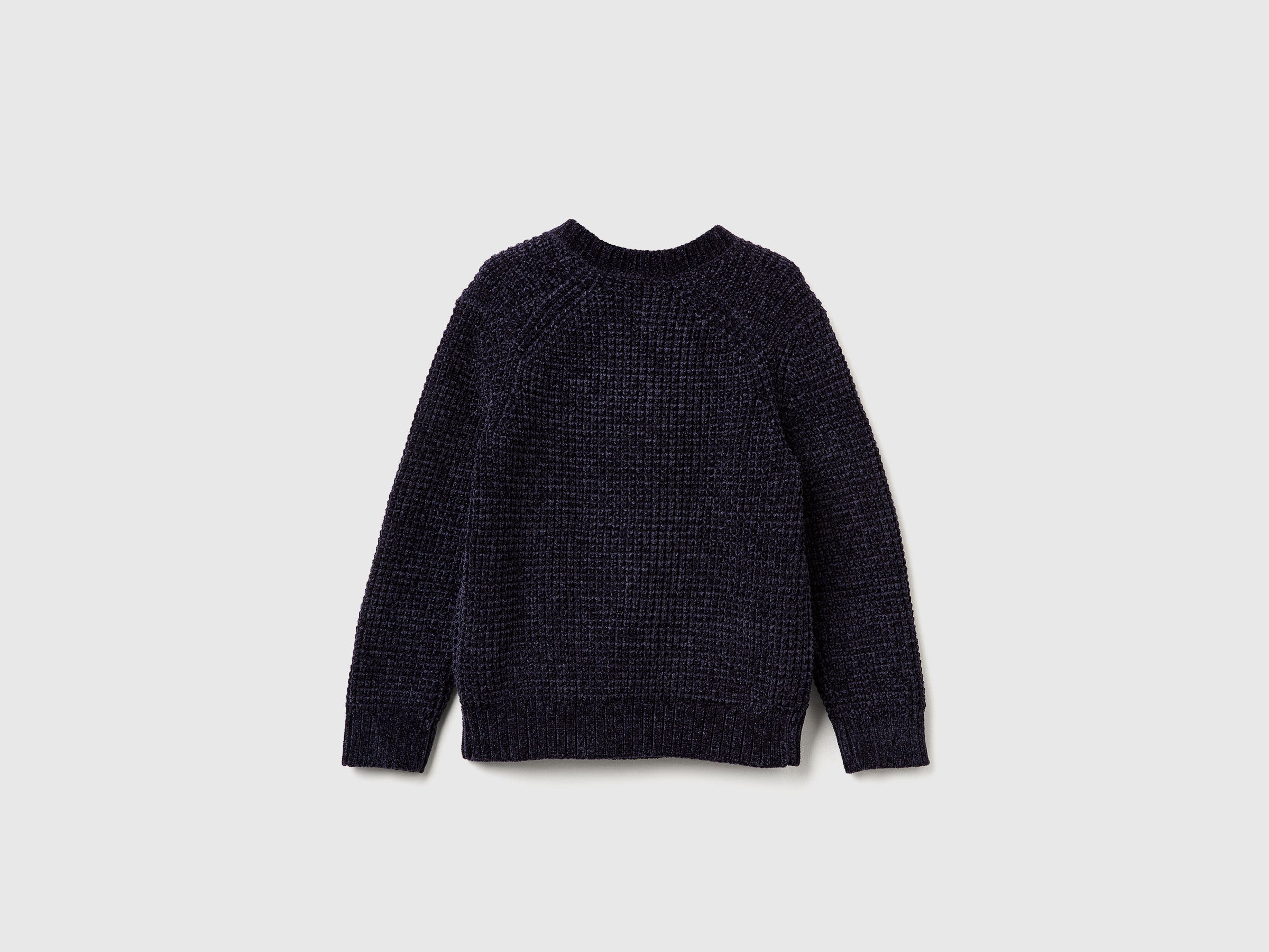 Camisola de gola redonda em chenille - ucb_image_BS