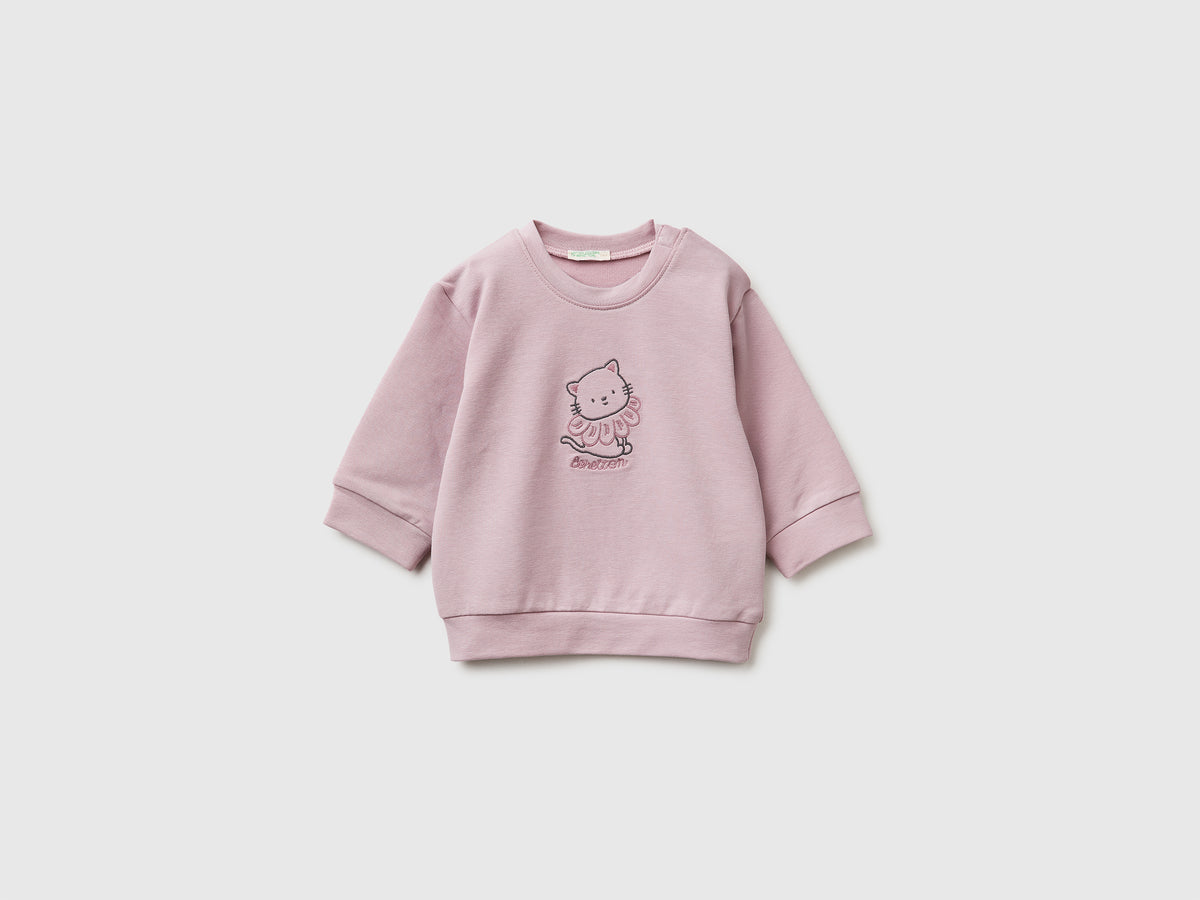 Sweatshirt with animal patch - ucb_image_FS