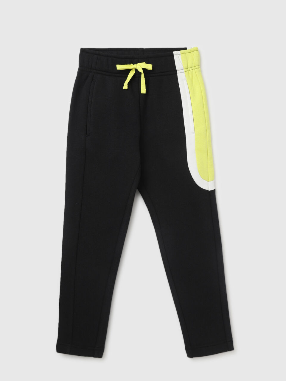 NEON CUT AND SEW SIDE PANEL TRACKPANT image number 1