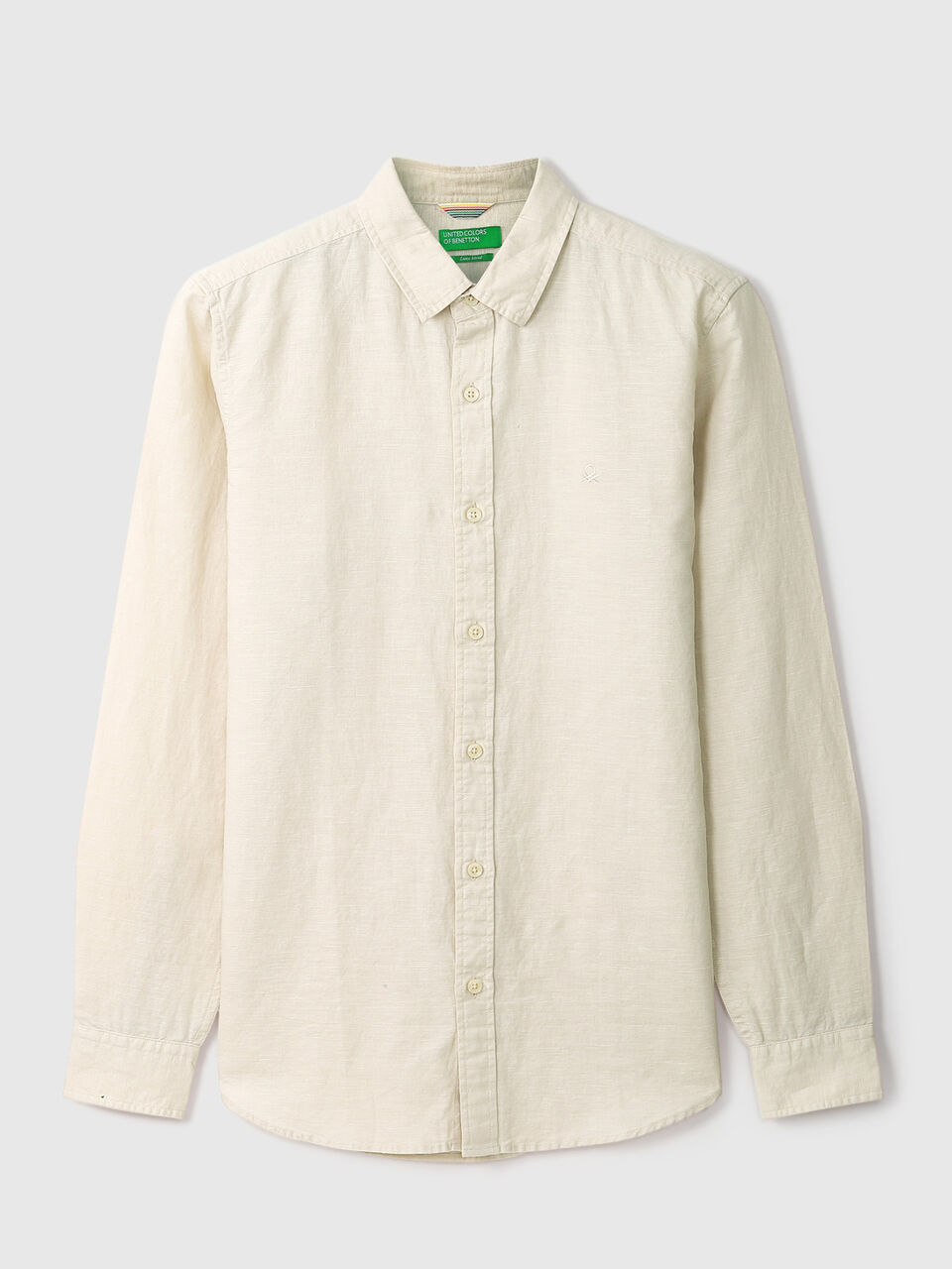 Full Sleeve Linen Regular Collar Shirt image number 1