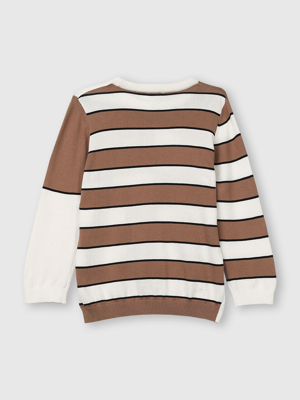 Cotton Tricot Patterned Top with Face Jacquard image number 2