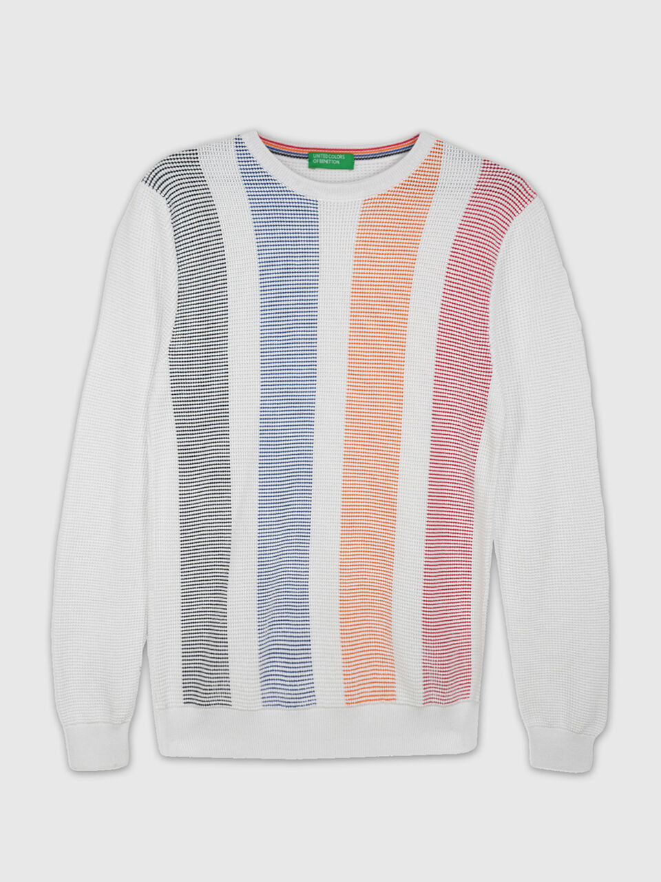 Vertical Striped Plating Sweater image number 1