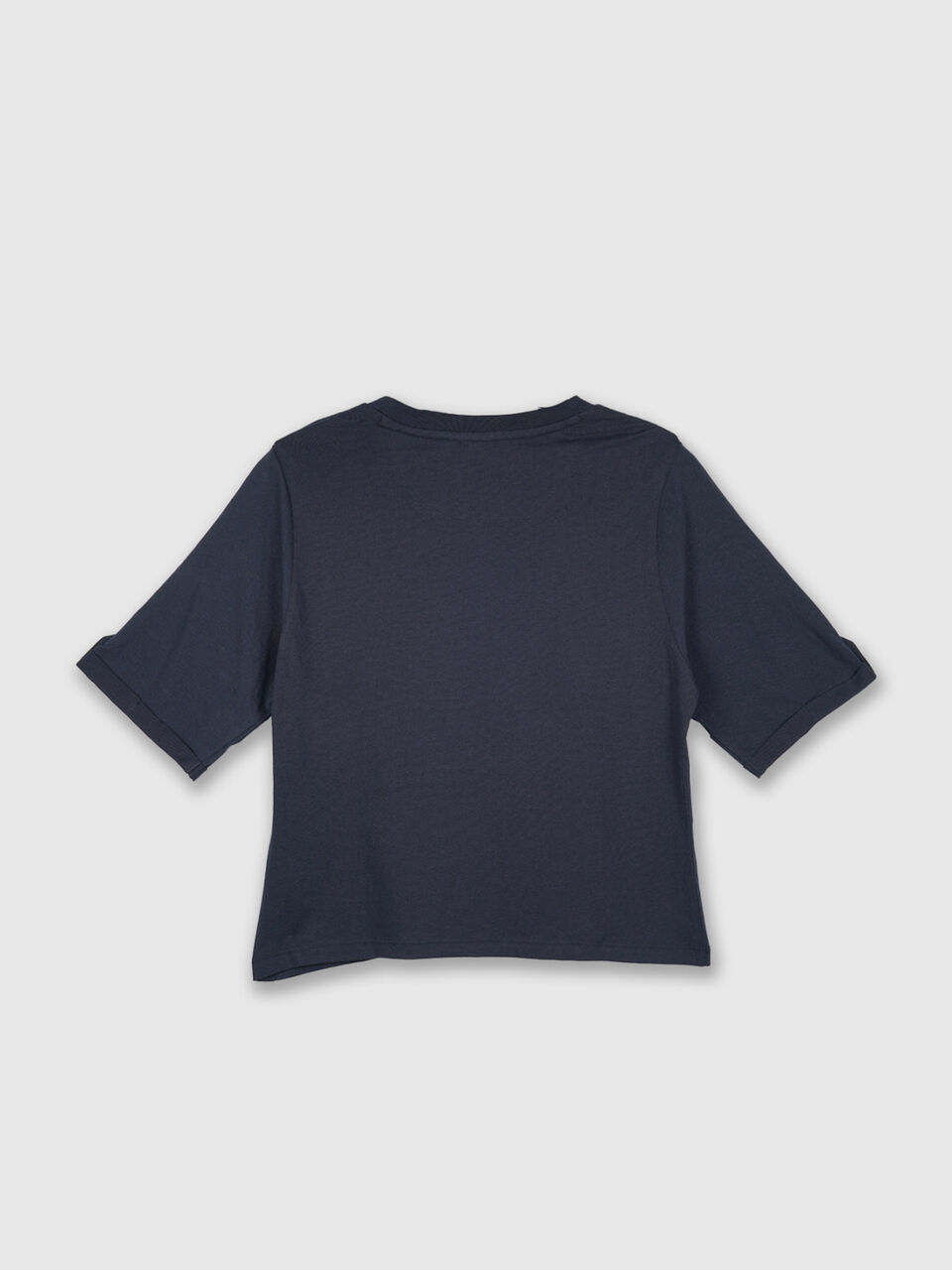 Short Sleevetee With Square Color Blk Print image number 2