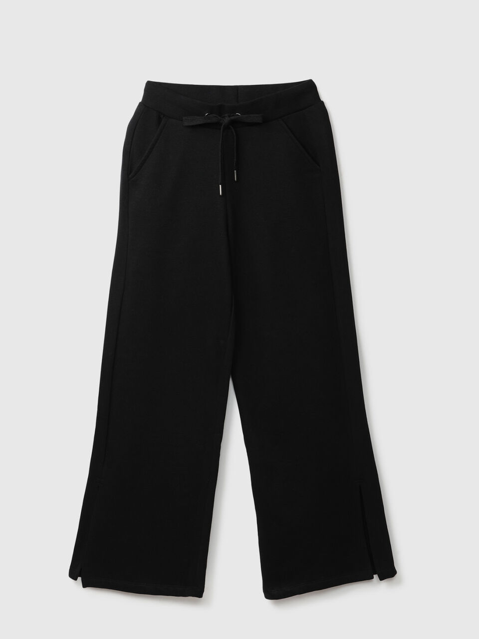 WIDE LEG JOGGER WITH SIDE SLIT image number 1