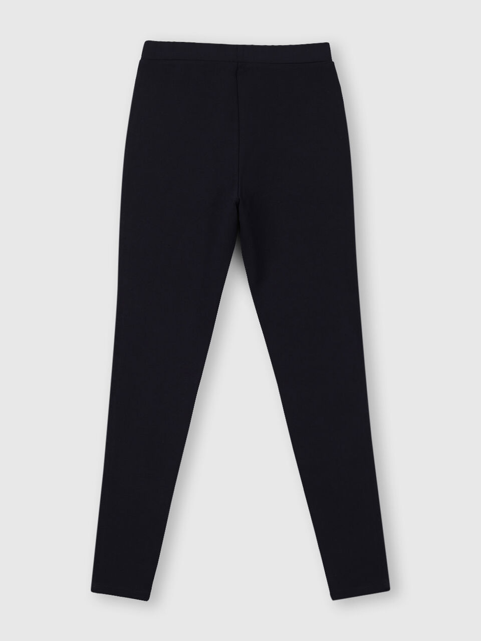 Cotton Leggings with Lurex and Branding Tape image number 2