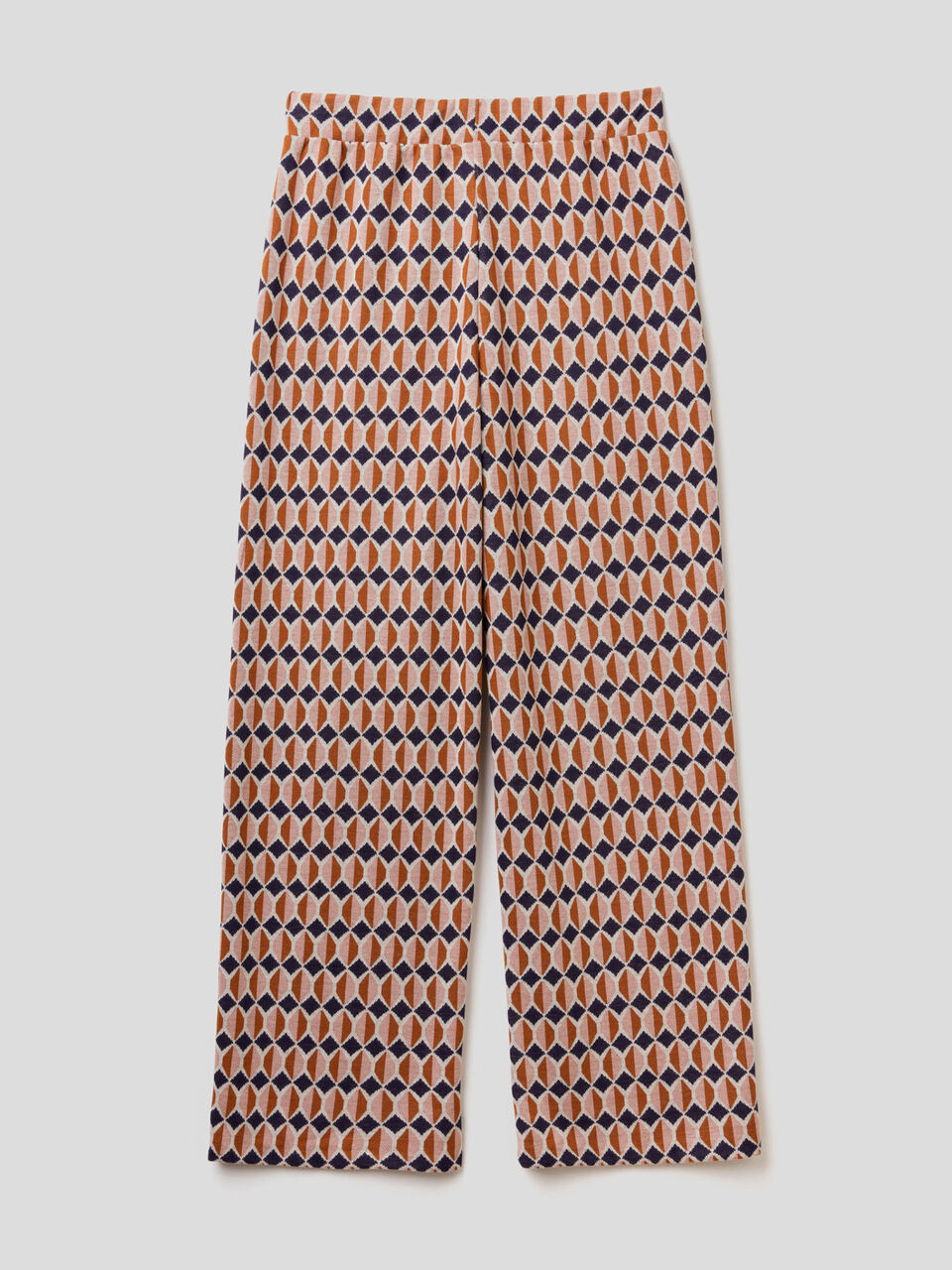 EASY PULL ON AOP KNIT TROUSERS image number 2
