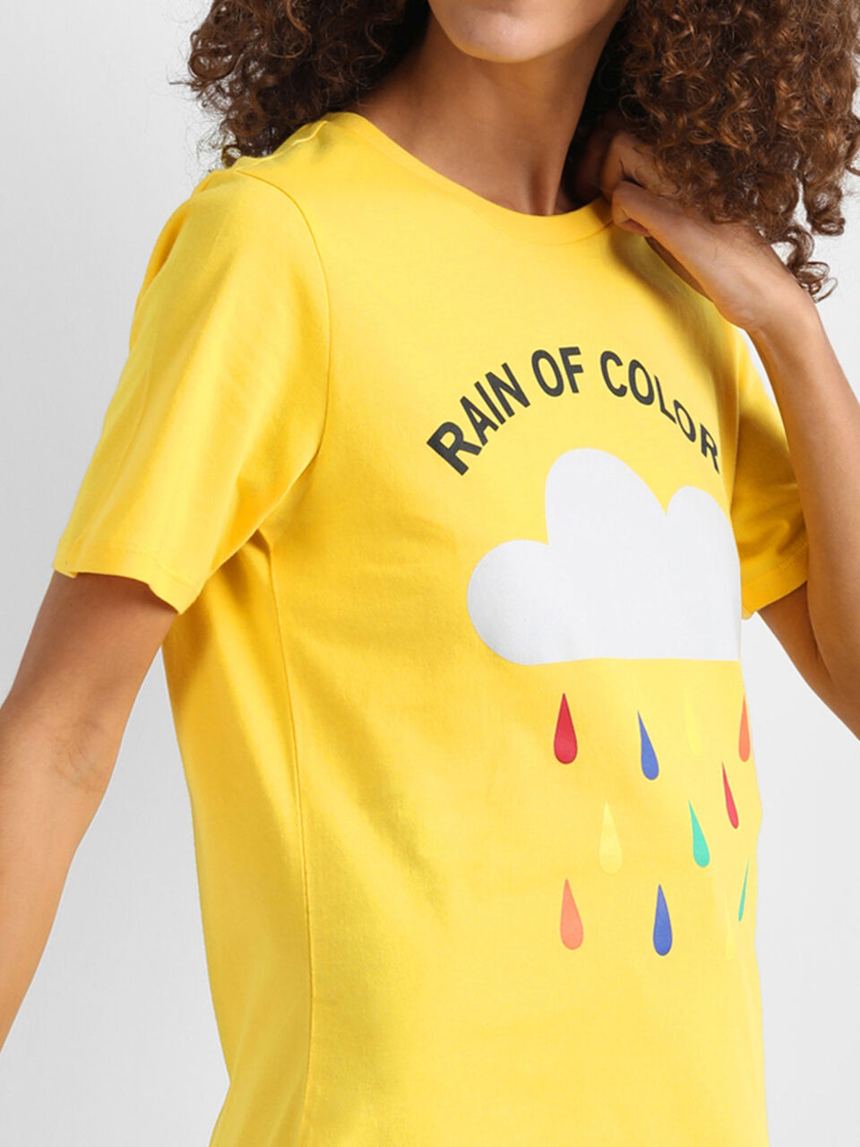 Cloud Print T-Shirt image number null