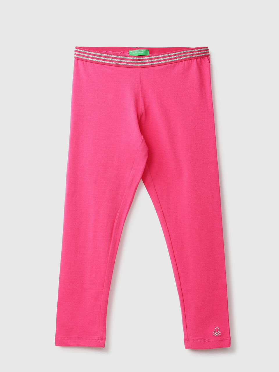 Solid Legging With Lurex Waist Band image number 1