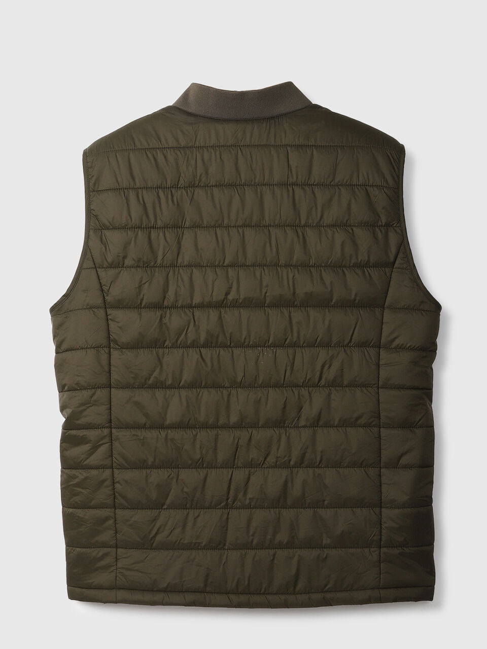COLOR BLOCK GILET PUFFER JACKET image number 2