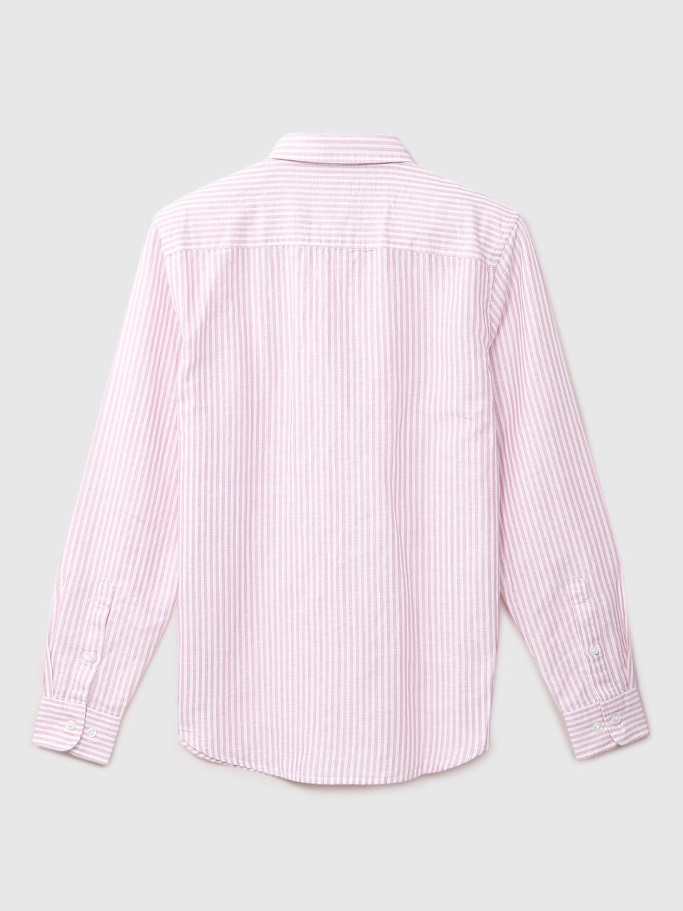 F/S COTTON LINEN STRIPE SHIRT image number 2