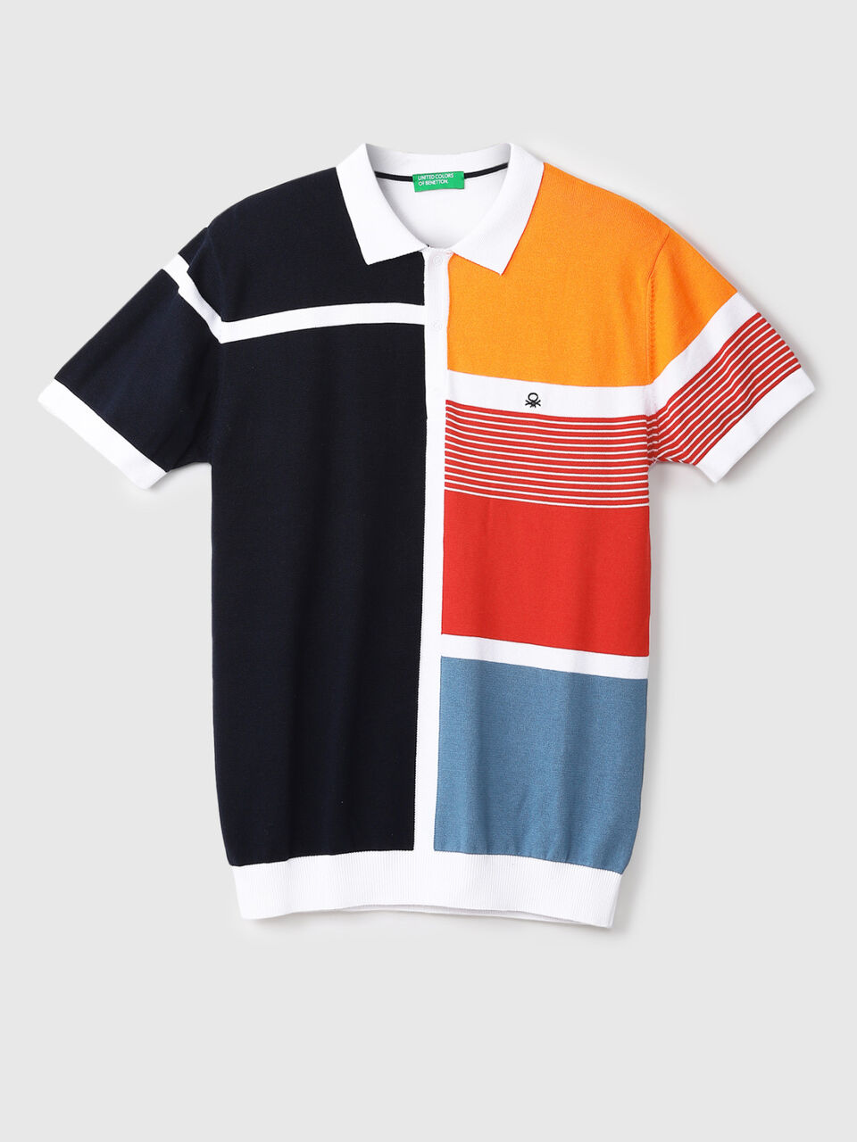 Half Sleeve Mondrien Polo image number 1