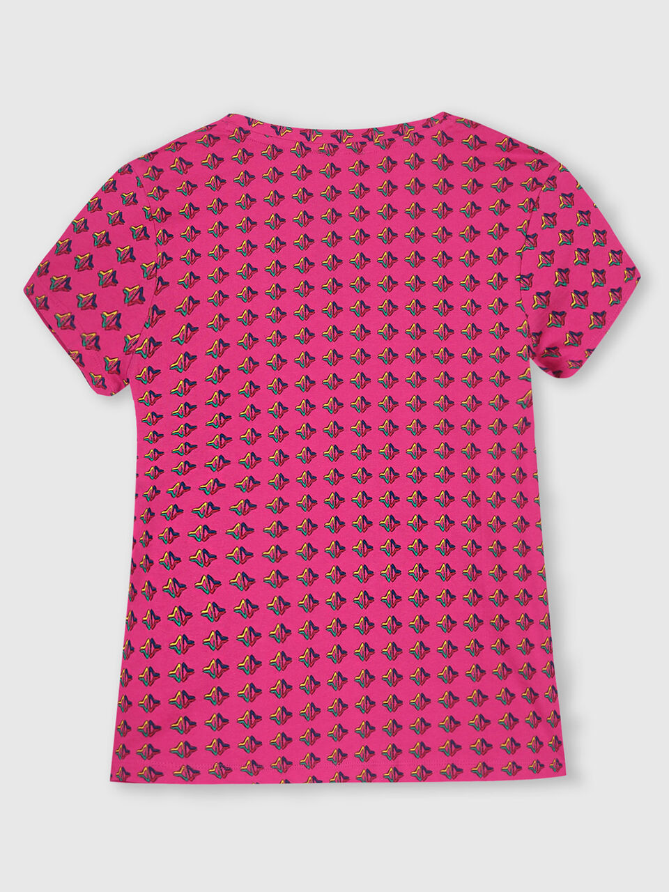 V-Neck T-Shirt With Print image number 2