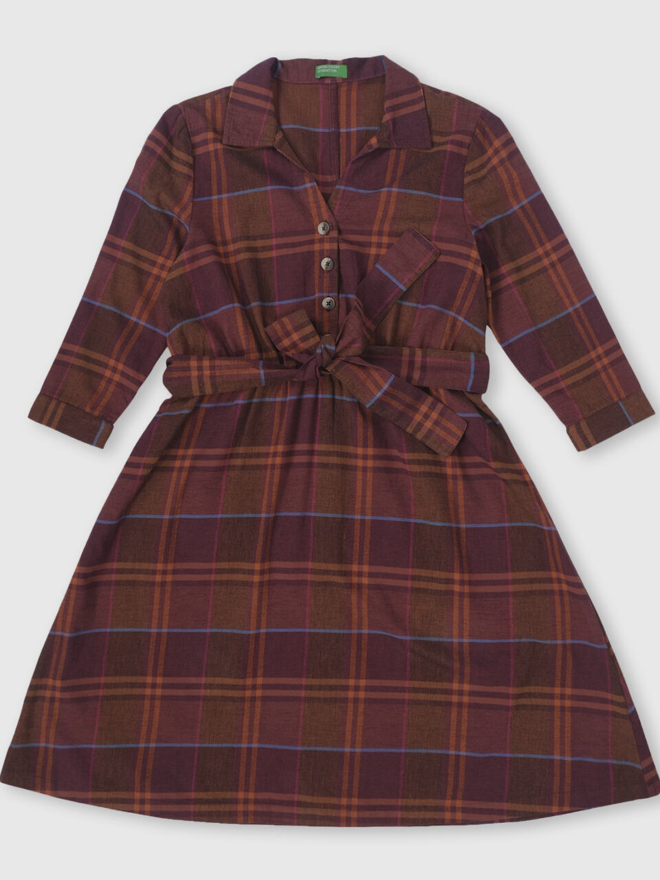 Basic Check Flannel Dress image number 1