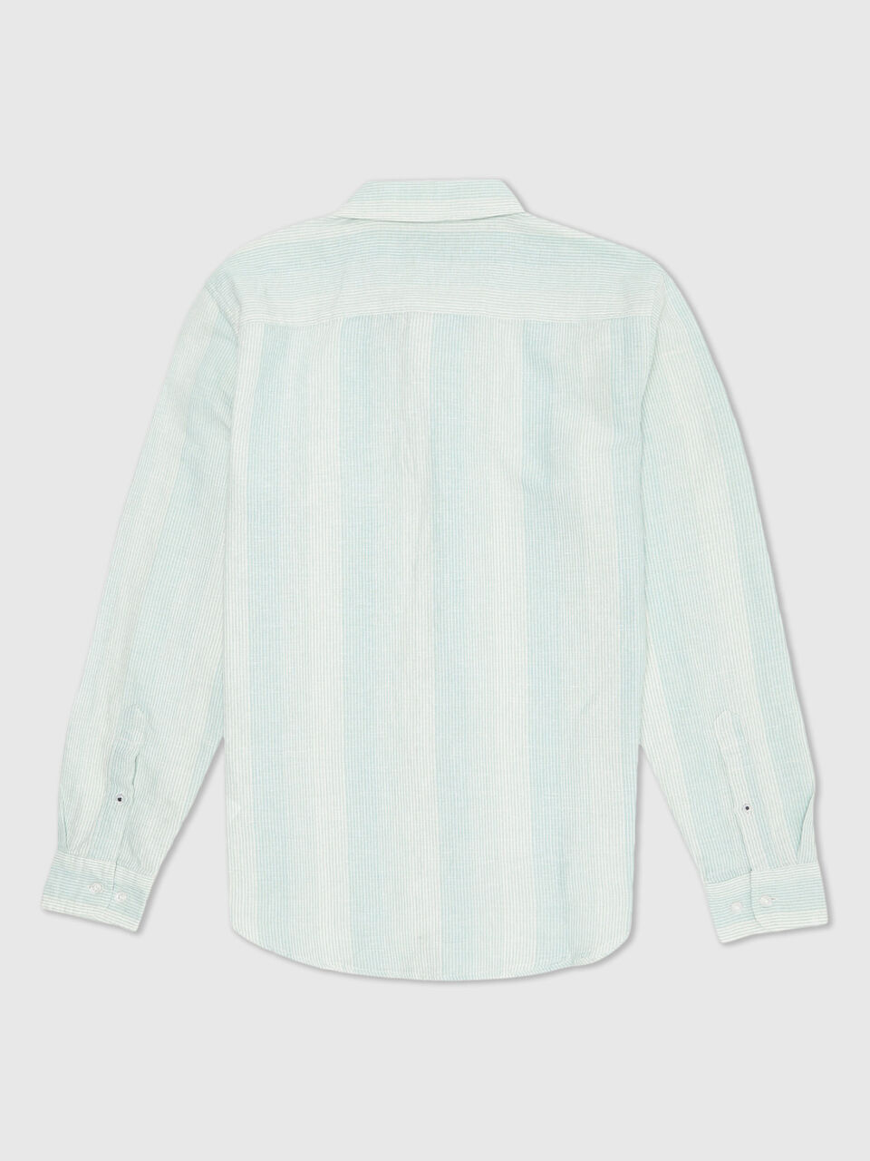 Full Sleeve Cotton Linen Stripe Shirt image number 2