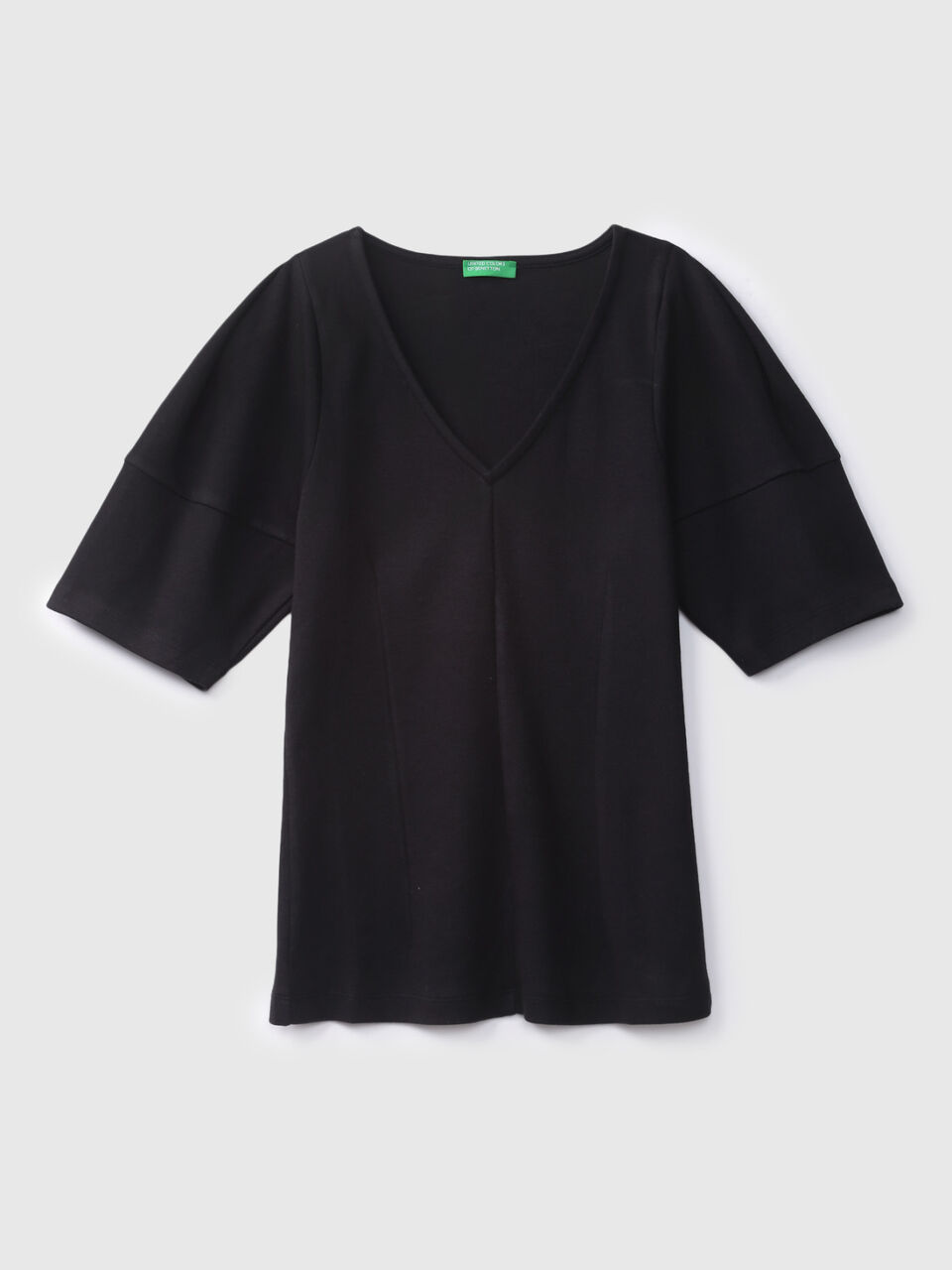 SHORT BLOUSON SLEEVE TOP image number 1