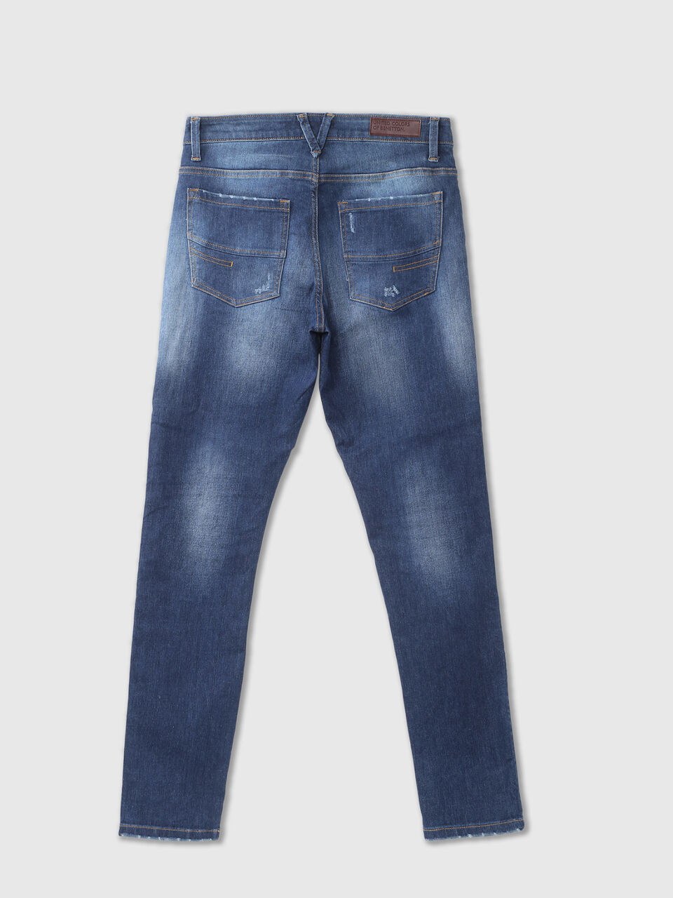 SKINNY FIT FADED BLUE BOOMERANG JEANS image number 2