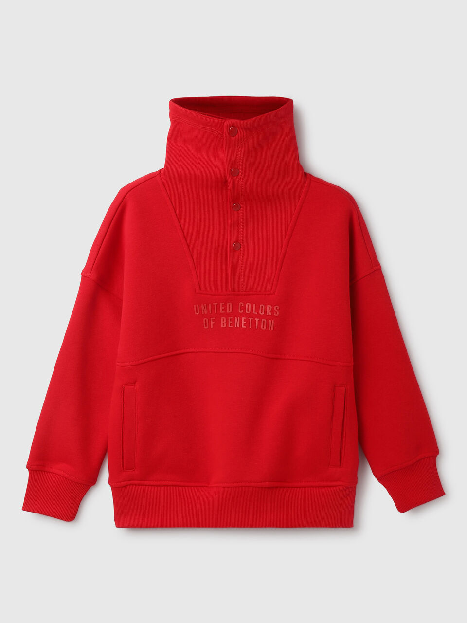 BOYS MOCK COLLAR SWEAT WITH HD BRANDING image number null