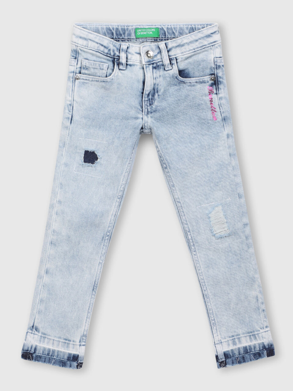 Acid washed denim image number 1