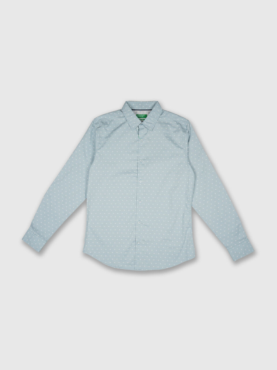 Fill Sleeve Giza Satin Print Shirt image number 1