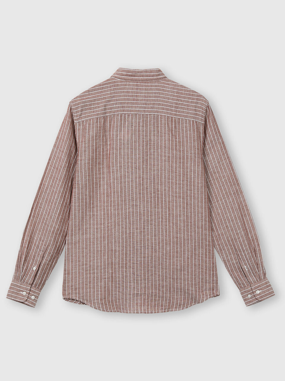 Linen Blend Stripe Shirt image number 2