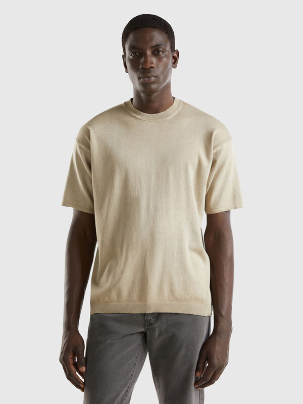 T-shirt oversize en maille Homme